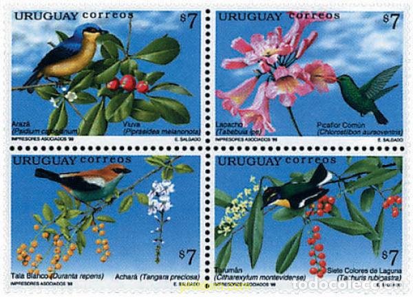 Sellos: 5764 MNH URUGUAY 1999 FAUNA Y FLORA