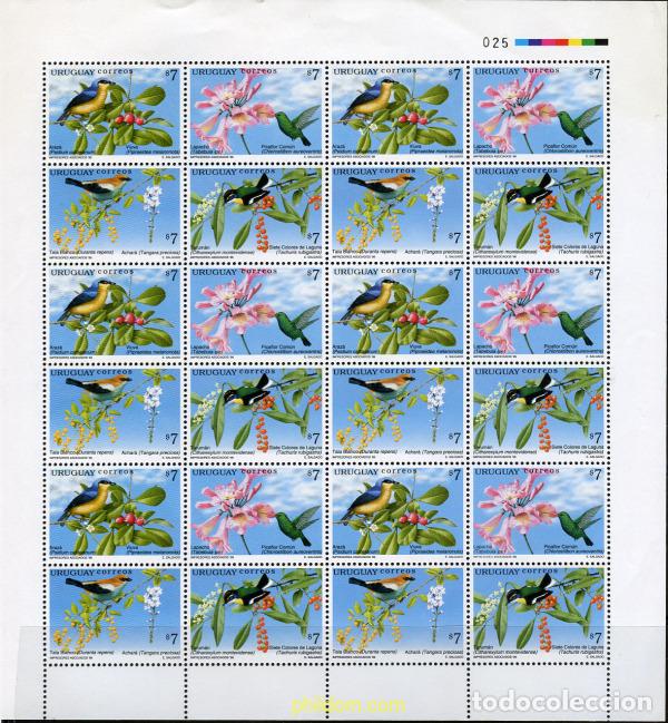 Sellos: 188528 MNH URUGUAY 1999 FAUNA Y FLORA