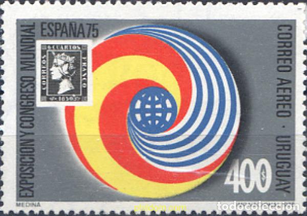Sellos: 27104 MNH URUGUAY 1975 ESPA&Ntilde;A 75. EXPOSICION FILATELICA INTERNACIONAL
