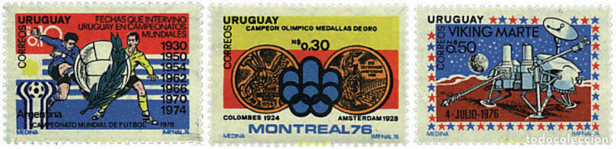 Sellos: 627261 MNH URUGUAY 1976 ACONTECIMIENTOS DE 1974 Y 1978