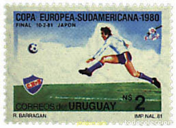 Sellos: 27108 MNH URUGUAY 1981 COPA INTERCONTINENTAL DE FUTBOL.