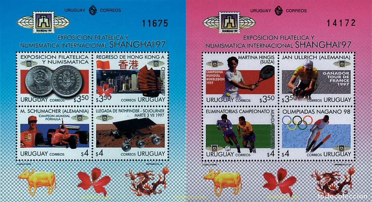 Sellos: 71954 MNH URUGUAY 1997 SHANGHAI 97. EXPOSICION FILATELICA INTERNACIONAL
