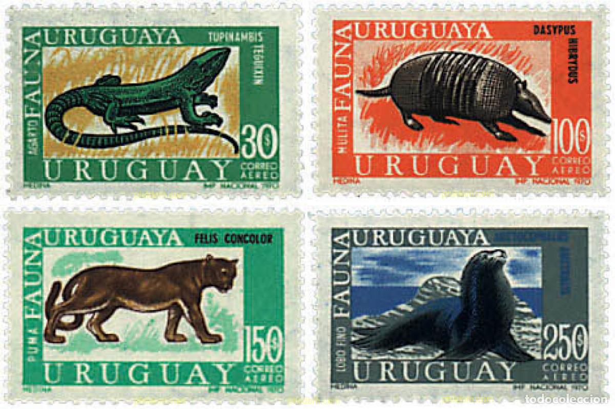 Sellos: 688928 MNH URUGUAY 1970 FAUNA