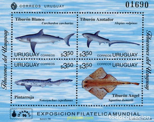 Sellos: 89435 MNH URUGUAY 1996 ISTANBUL 96. EXPOSICION FILATELICA INTERNACIONAL