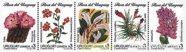 Sellos: 4915 MNH URUGUAY 1995 FLORA DE URUGUAY