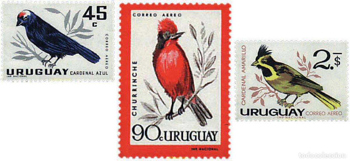 Stamps: 235001 MNH URUGUAY 1962 AVES AUTOCTONAS
