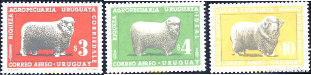 Sellos: 235015 MNH URUGUAY 1967 CORDEROS