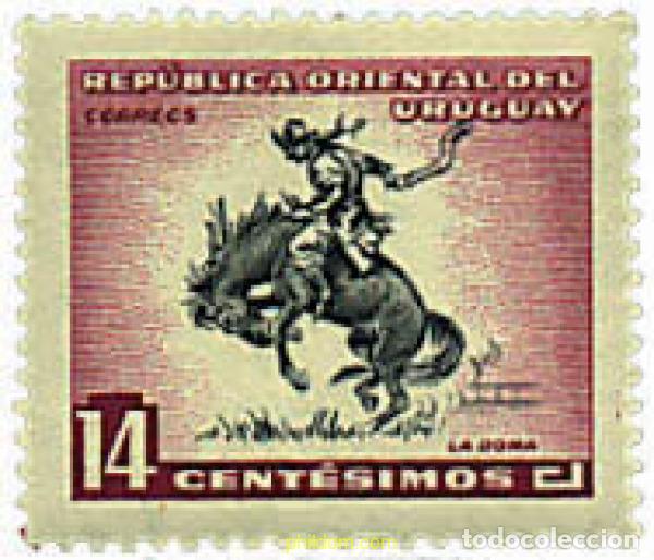 Sellos: 207579 MNH URUGUAY 1954 MOTIVOS VARIOS