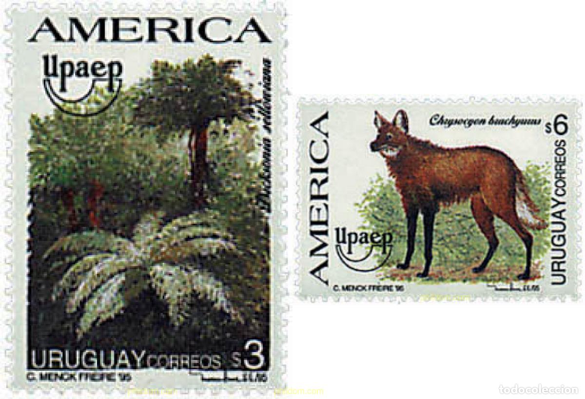 Sellos: 92607 MNH URUGUAY 1995 AMERICA-UPAEP 1995 - DEFENSA DEL MEDIO AMBIENTE