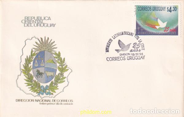 Sellos: 408505 MNH URUGUAY 1994 25 ANIVERSARIO DEL MOVIMIENTO LATINO-AMERICANO
