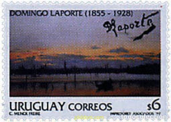 Sellos: 59594 MNH URUGUAY 1997 HOMENAJE AL PINTOR DOMINGO LAPORTE (1855-1928)
