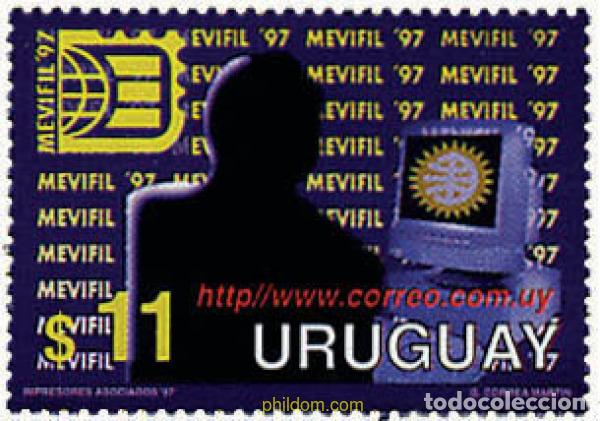 Sellos: 50163 MNH URUGUAY 1997 MEVIFIL 97. EXPOSICION MUNDIAL DE MEDIOS AUDIOVISUALES E INFORMATICOS FILATE