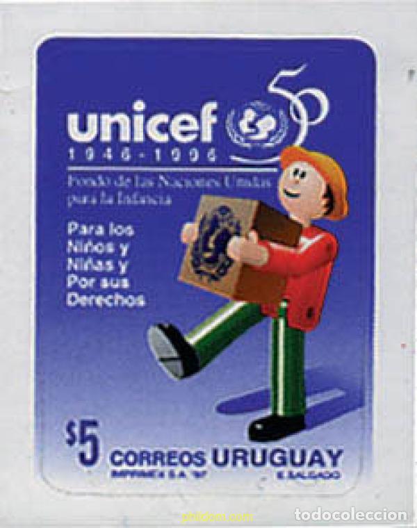 Sellos: 80119 MNH URUGUAY 1997 50 ANIVERSARIO DE LA UNICEF