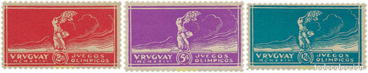 Sellos: 296955 HINGED URUGUAY 1924 VICTORIA DEL EQUIPO NACIONAL DE FUTBOL EN LA 8 OLIMPIADA DE PARIS
