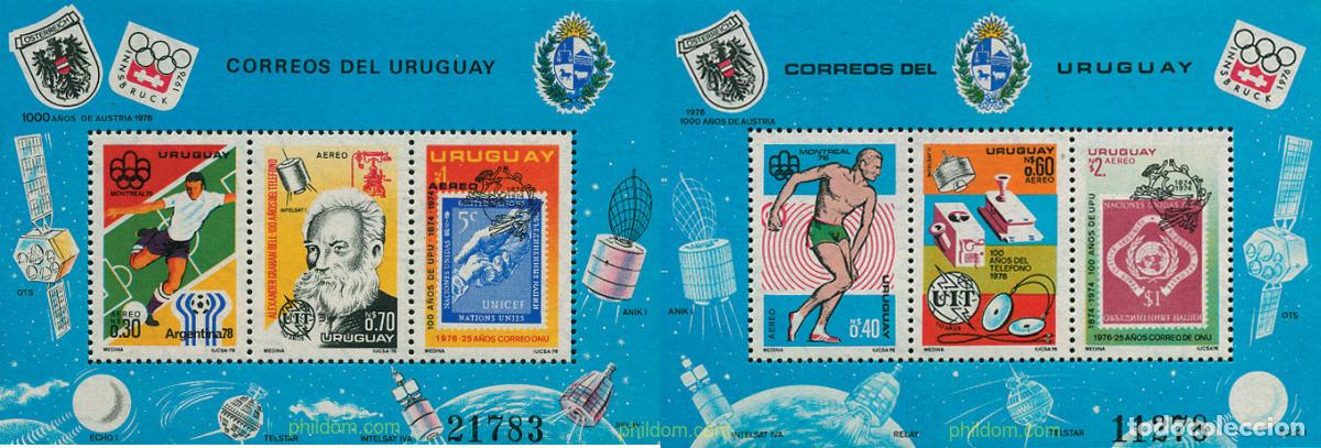 Briefmarken: 89425 MNH URUGUAY 1976 ACONTECIMIENTOS DE 1974 Y 1978
