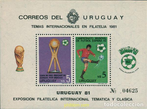 Briefmarken: 54331 MNH URUGUAY 1981 COPA DE ORO DE FUTBOL EN MONTEVIDEO