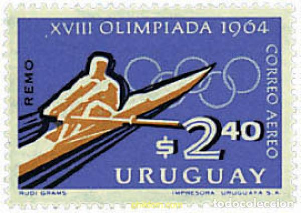 Briefmarken: 235018 MNH URUGUAY 1965 18 JUEGOS OLIMPICOS VERANO TOKIO 1964