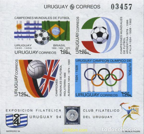 Sellos: 16947 MNH URUGUAY 1994 URUGUAY 94. EXPOSICION FILATELICA