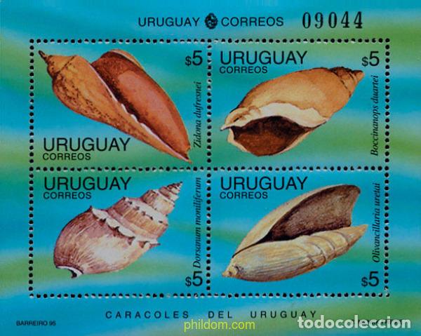 Francobolli: 89433 MNH URUGUAY 1995 CONCHAS