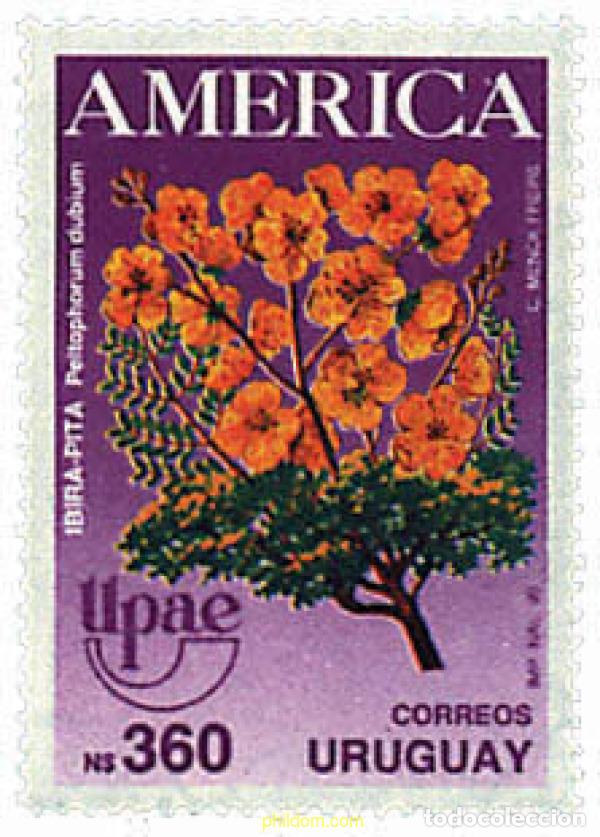 Sellos: 293567 MNH URUGUAY 1990 AMERICA-UPAEP 1990 - EL MEDIO NATURAL QUE VIERON LOS DESCUBRIDORES