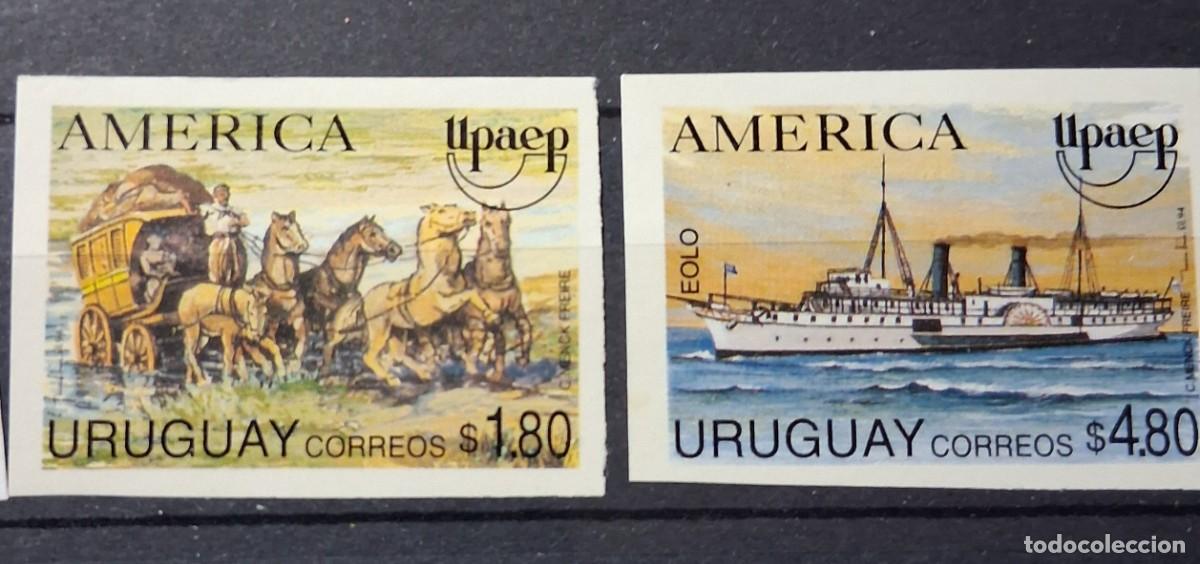 Sellos: URUGUAY, 1994, CAT.YT. 1477/1478 S/D.