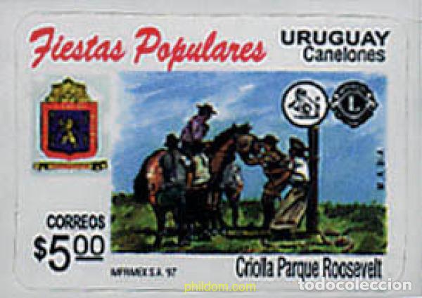 Sellos: 50130 MNH URUGUAY 1997 FIESTA POPULAR &rdquo;CRIOLLA&rdquo;