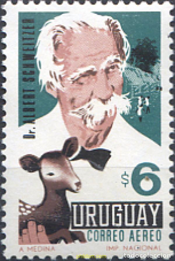 Stamps: 28833 MNH URUGUAY 1967 ALBERT SCHWEITZER
