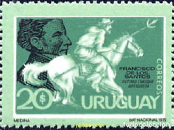Stamps: 28834 MNH URUGUAY 1973 FRANCISCO DE LOS SANTOS