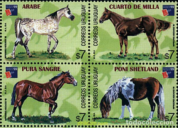 Sellos: 5763 MNH URUGUAY 1999 PHILEXFRANCE 99. EXPOSICION FILATELICA INTERNACIONAL