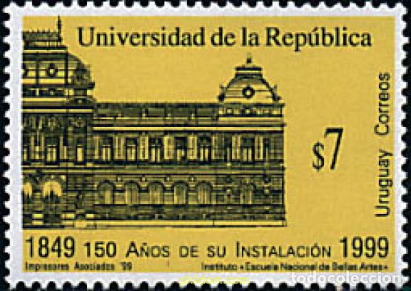 Sellos: 67830 MNH URUGUAY 1999 150 ANIVERSARIO DE LA UNIVERSIDAD DE LA REPUBLICA