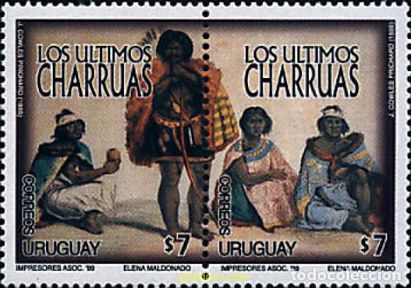 Sellos: 5761 MNH URUGUAY 1999 LOS ULTIMOS INDIOS CHARRUAS