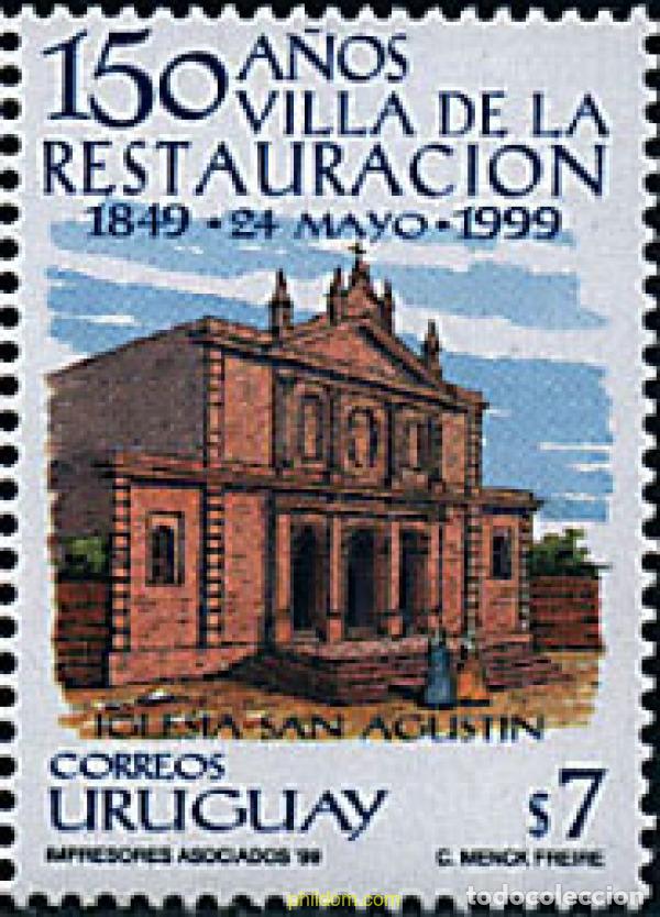 Sellos: 55572 MNH URUGUAY 1999 150 ANIVERSARIO DE LA VILLA DE RESTAURACION