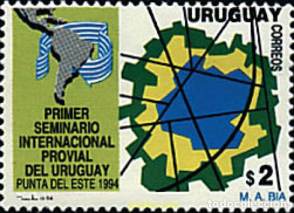 Sellos: 42694 MNH URUGUAY 1994 1 SEMINARIO INTERNACIONAL PROVIAL
