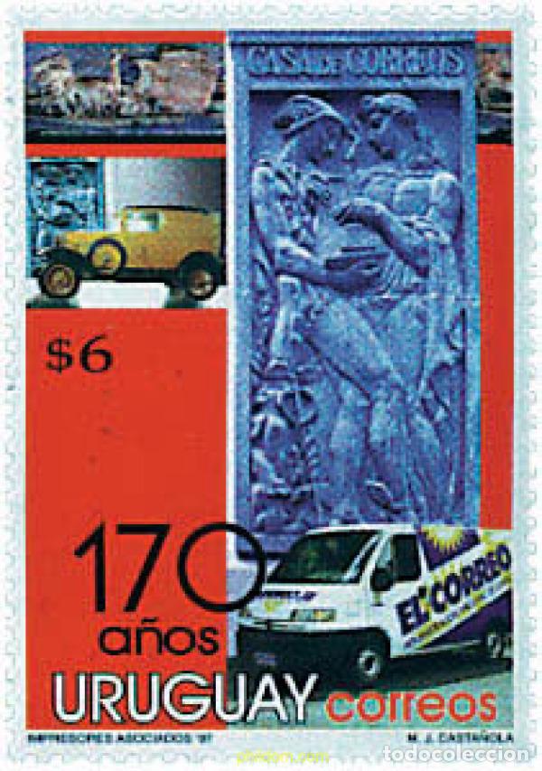 Sellos: 50142 MNH URUGUAY 1997 170 ANIVERSARIO DE CORREOS