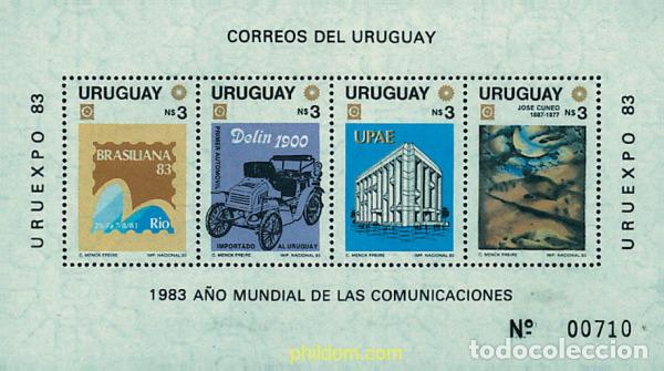 Sellos: 46251 MNH URUGUAY 1983 URUEXPO 83. EXPOSICION FILATELICA NACIONAL