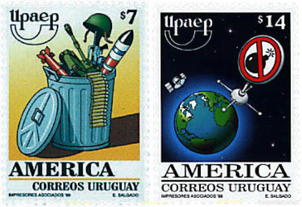 Sellos: 67835 MNH URUGUAY 1999 AMERICA-UPAEP 1999 - EL NUEVO MILENIO SIN ARMAS