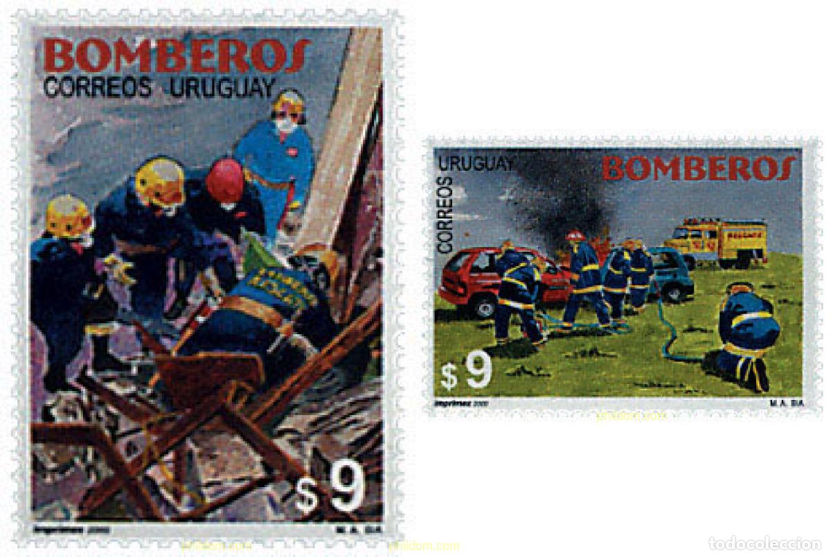 Sellos: 54085 MNH URUGUAY 2000 BOMBEROS