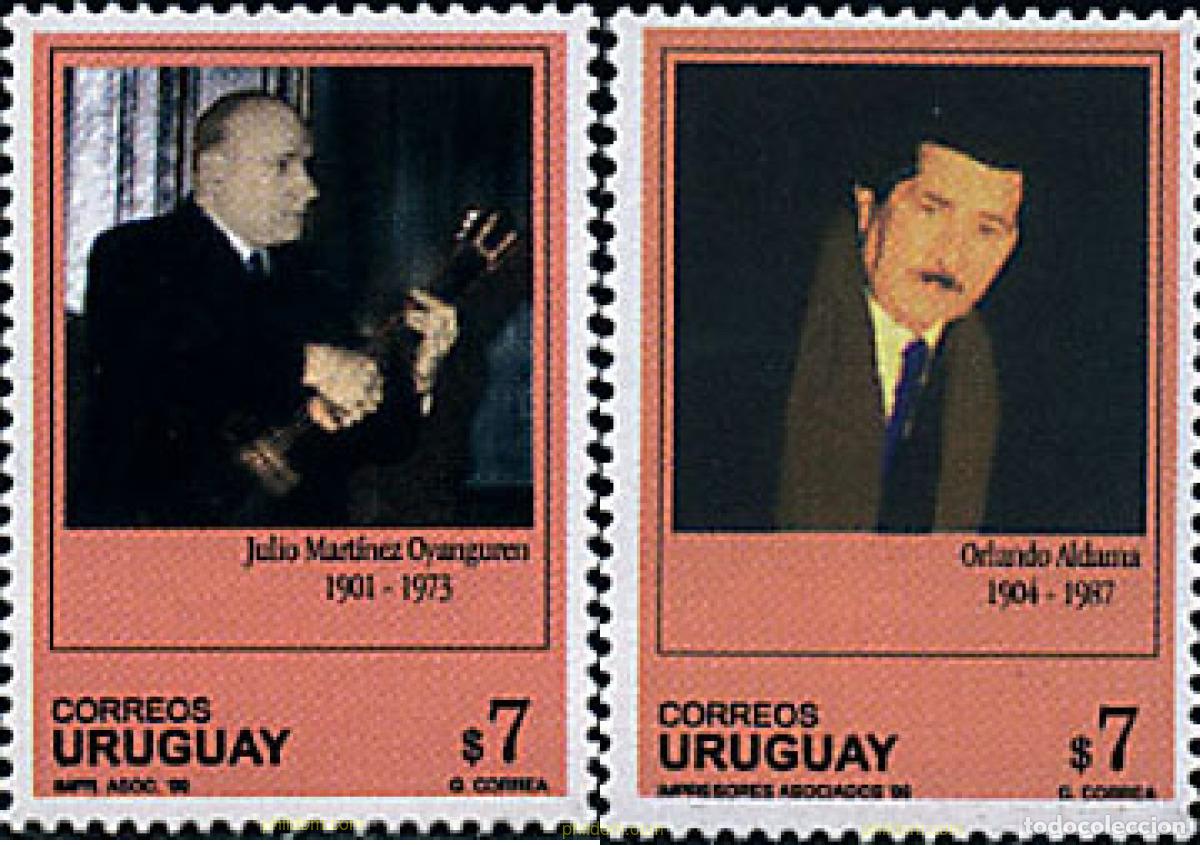 Sellos: 69344 MNH URUGUAY 1999 PERSONAJES