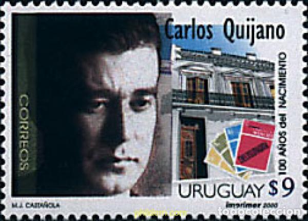Sellos: 89457 MNH URUGUAY 2000 CENTENARIO DEL NACIMIENTO DE CARLOS QUIJANO