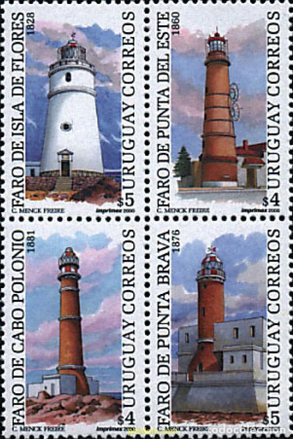 Sellos: 4917 MNH URUGUAY 2000 FAROS