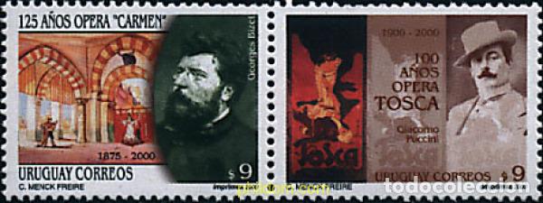 Sellos: 5138 MNH URUGUAY 2000 OPERAS