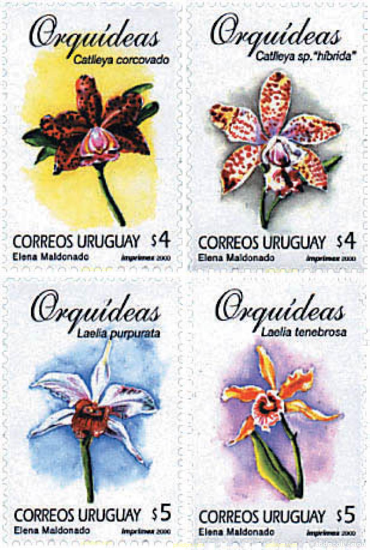 Selos: 89464 MNH URUGUAY 2000 ORQUIDEAS