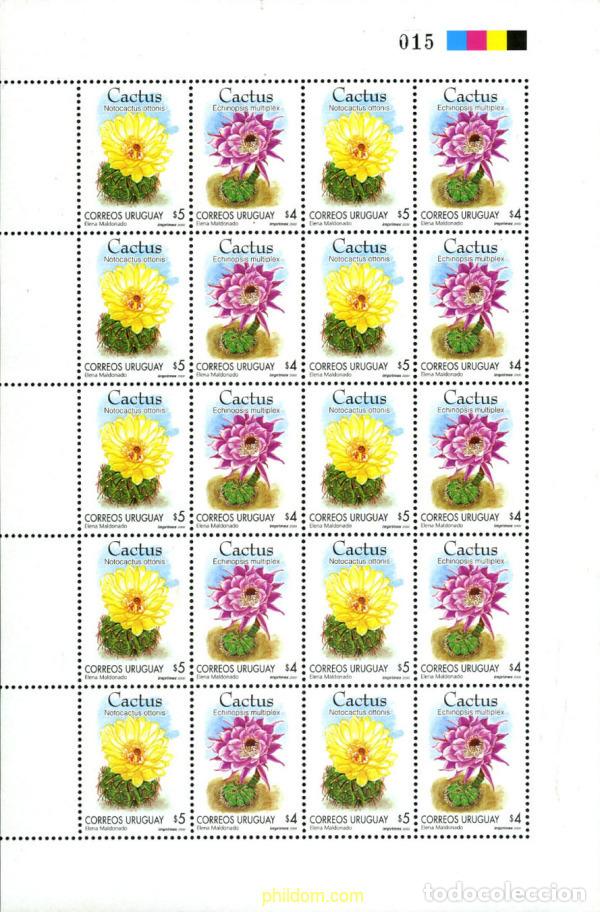Selos: 222846 MNH URUGUAY 2000 CACTUS