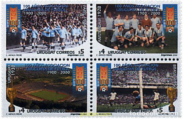 Selos: 5137 MNH URUGUAY 2000 CENTENARIO DE LA ASOCIACION URUGUAYA DE FUTBOL