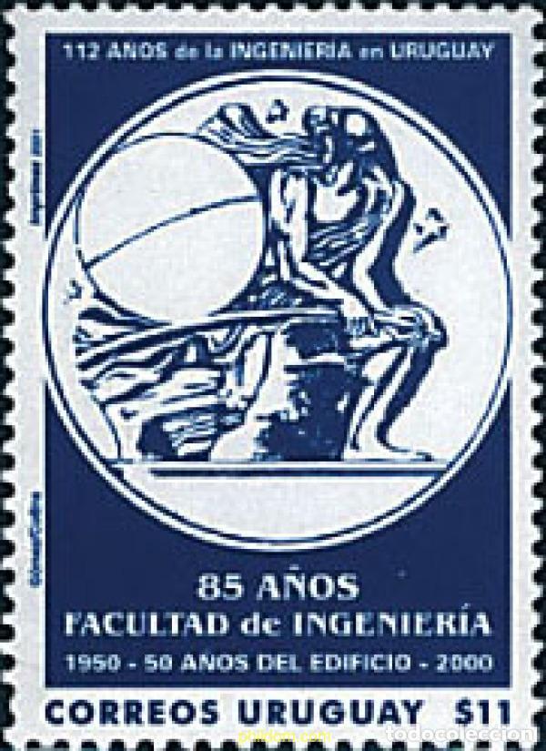 Sellos: 130327 MNH URUGUAY 2001 85 ANIVERSARIO DE LA FACULTAD DE INGENIERIA