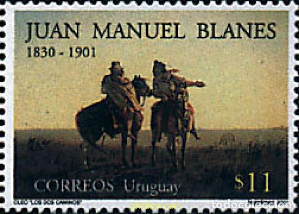 Sellos: 234970 MNH URUGUAY 2001 CENTENARIO DE LA MUERTE DE JUAN MANUEL BLANES