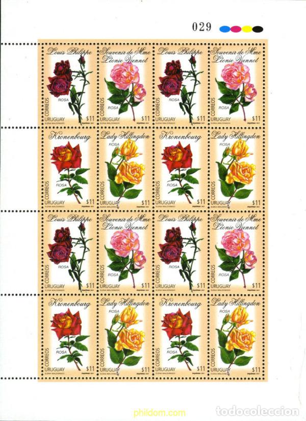 Timbres: 222843 MNH URUGUAY 2001 ROSAS
