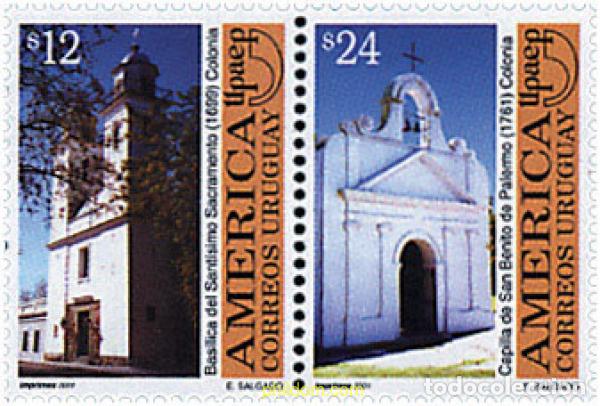 Timbres: 4628 MNH URUGUAY 2001 AMERICA-UPAEP 2001 - PATRIMONIO DE LA HUMANIDAD