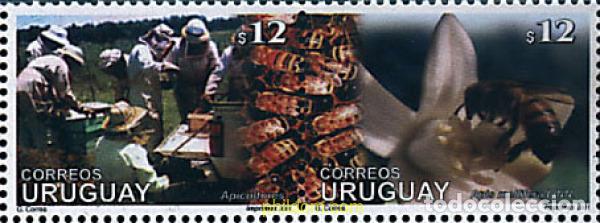 Timbres: 4629 MNH URUGUAY 2001 APICULTURA