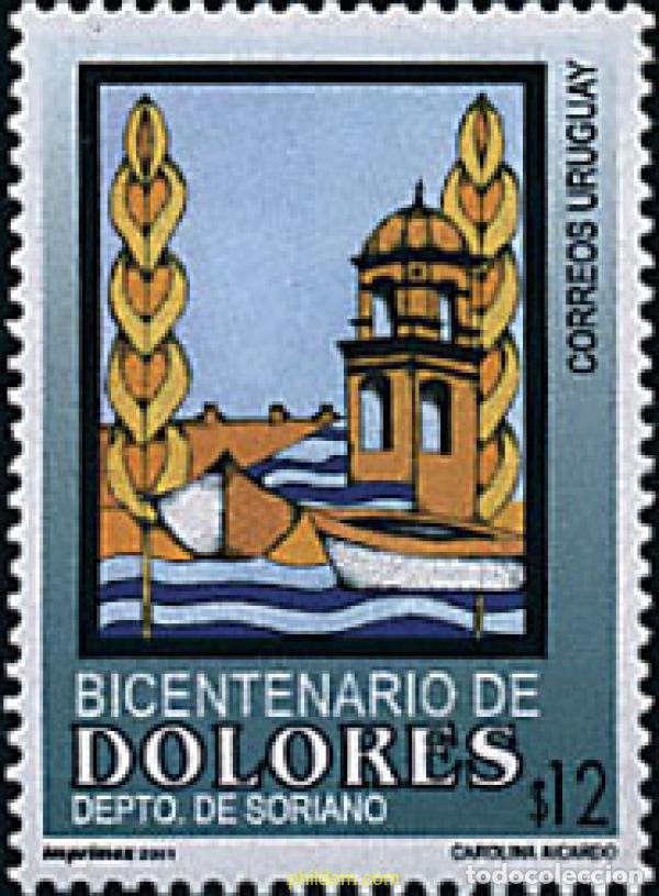 Sellos: 79960 MNH URUGUAY 2001 200 ANIVERSARIO DE DOLORES